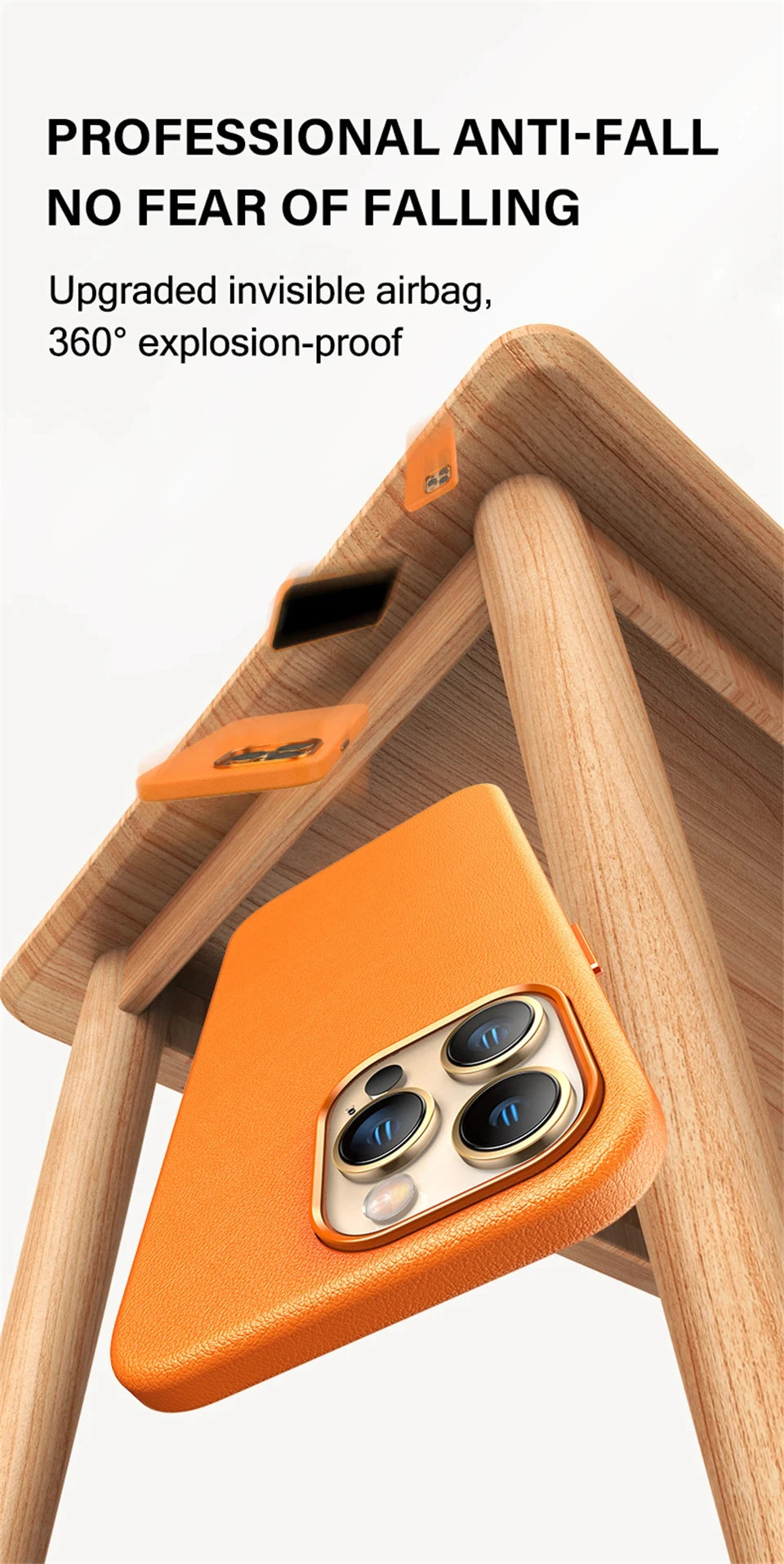 Original Leather Wireless Charging Animation Cases for iPhone 16 15 14 13 Pro Max Magsafe Phone Case Magnetic Cover Accessories